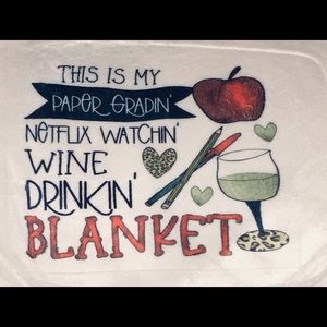 Teacher gift soft blanket